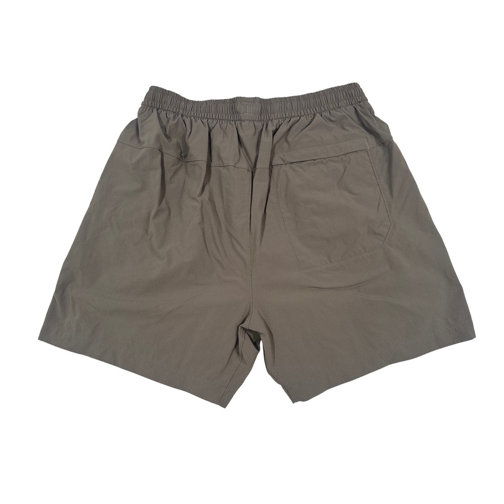 Lululemon Bowline Short 5" Stretch Ripstop Green/Brown M7B99S Size Medium - Picture 2 of 5